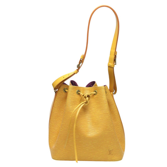 Louis Vuitton M44109 Epi Tassiri Yellow Drawstring Leather Jewelry