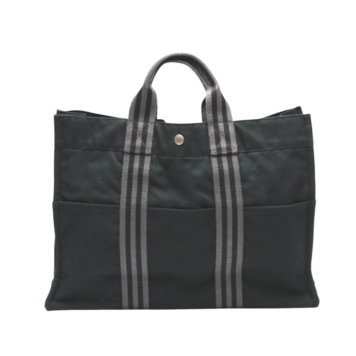 Tote Bag Cotton Tote Bag Fool Toemm Black