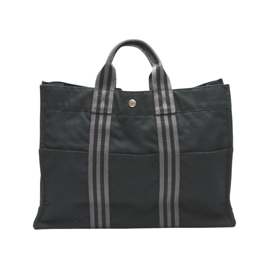 Hermes Tote Bag Cotton Tote Bag Fool Toemm Her Black