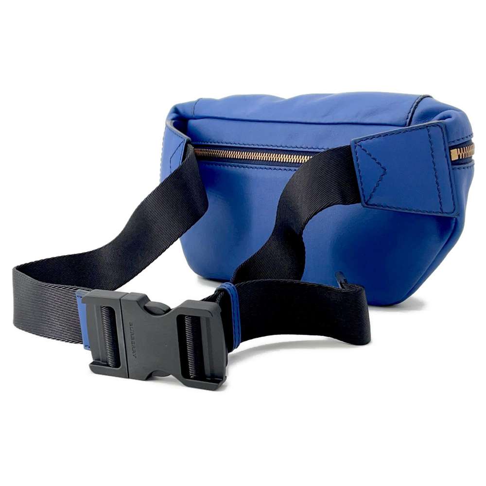 Burberry Crossbody Bag Leather Blue