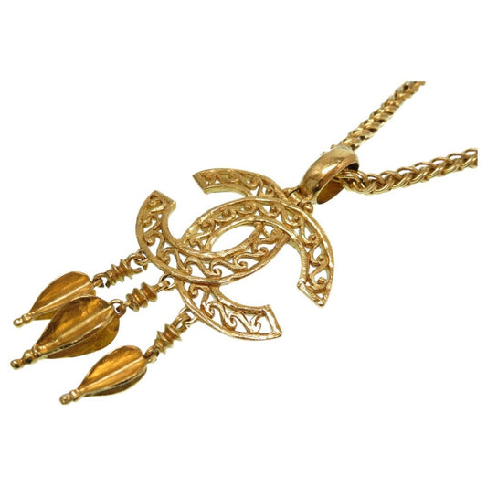cc gold metal necklaces Jewelry Signature