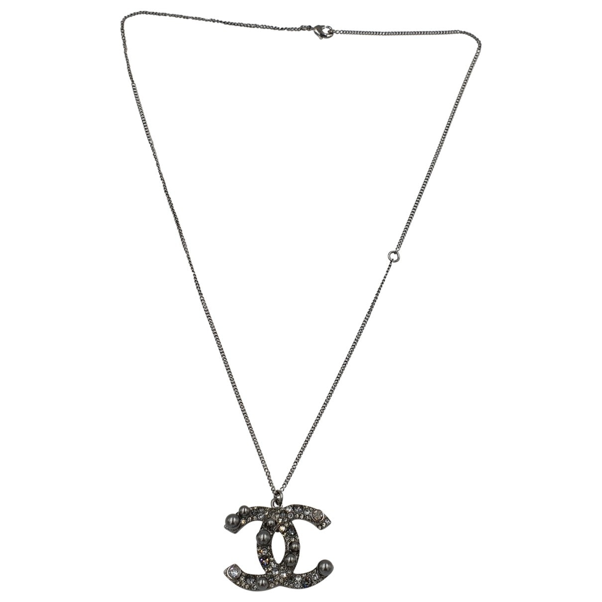 Chanel anthracite steel necklaces Jewelry