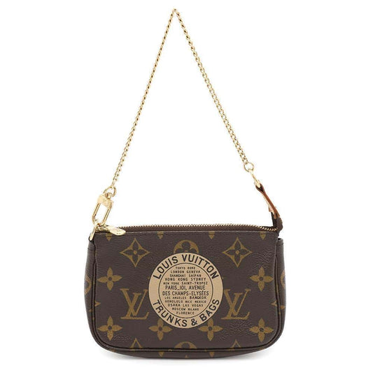 Louis Vuitton Pochette Accessoires T&B BrownM60153 Monogram Clutch Bag