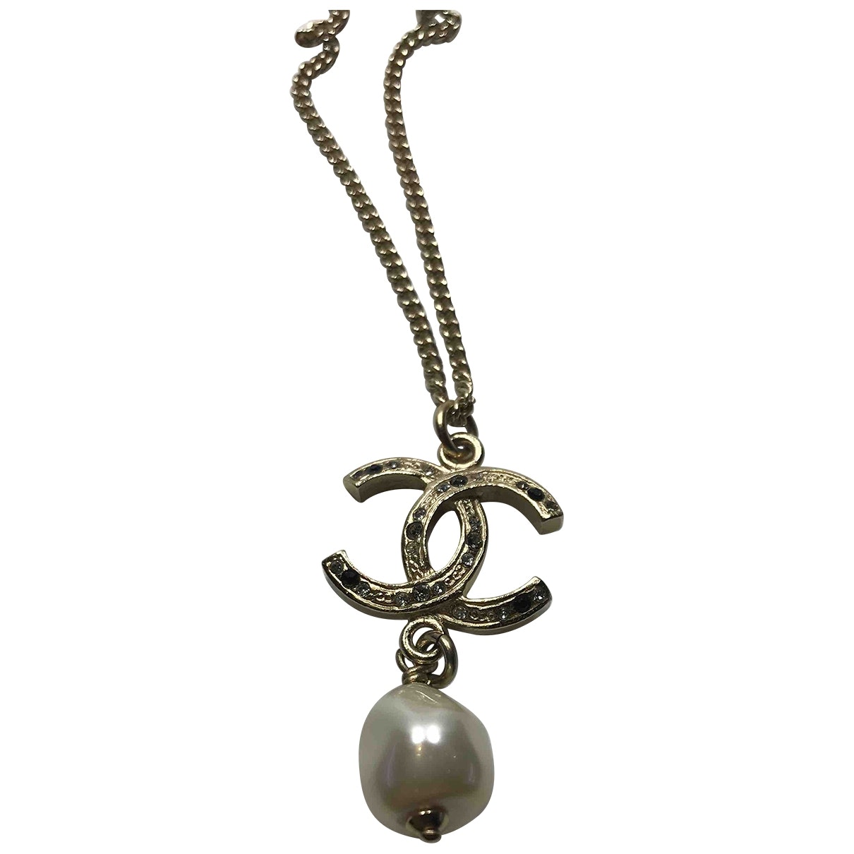 cc gold metal necklaces Jewelry Polished