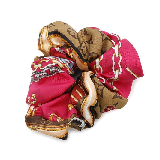 Louis Vuitton Scrunchie Toro Shoe PinkM76954 Silk 100 Brown Shoes