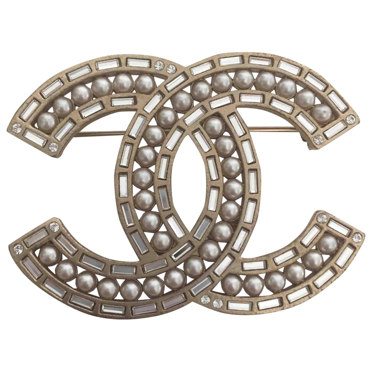 cc gold metal pins & brooches Jewelry Classic