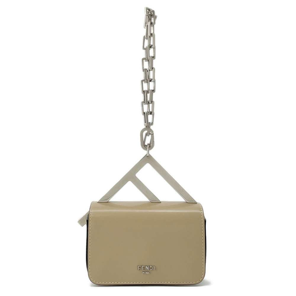 Fendi First Site Nano Beige7As173 Handbag Leather Travel Bag