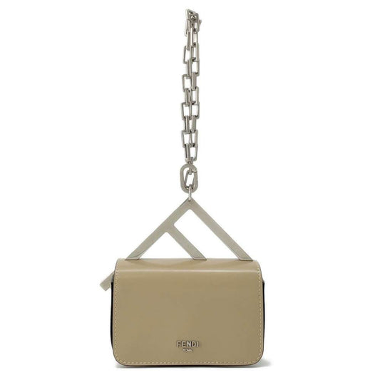 Fendi First Site Nano Beige7As173 Handbag Leather Travel Bag