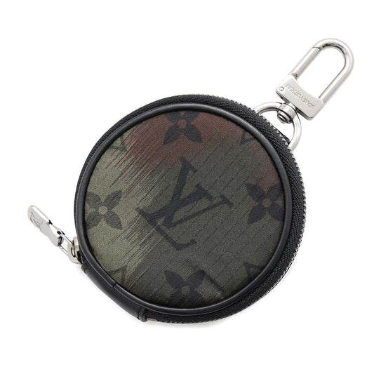 Louis Vuitton Porto Craie Nylon Khaki NoirMP2711 ・Camouflage Monogram Handbag