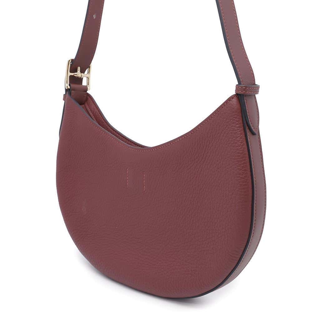 Petit Arson Rouge H Togo Handbag Leather Travel Bag
