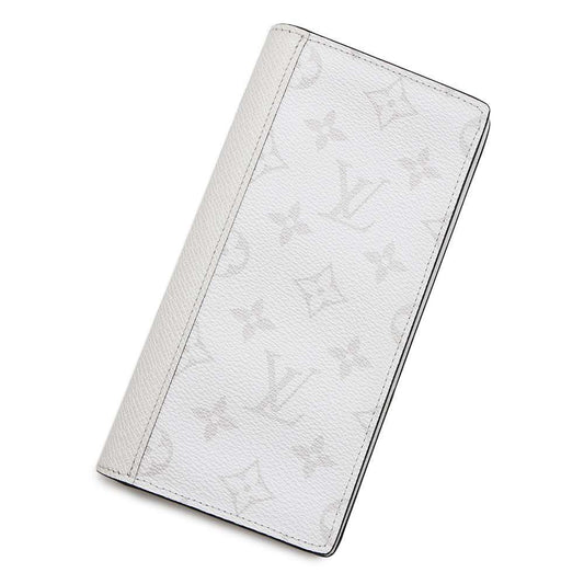 Louis Vuitton Portefeuille Brazza NM Optical WhiteM30889 ・ Monogram Canvas Leather Handbag