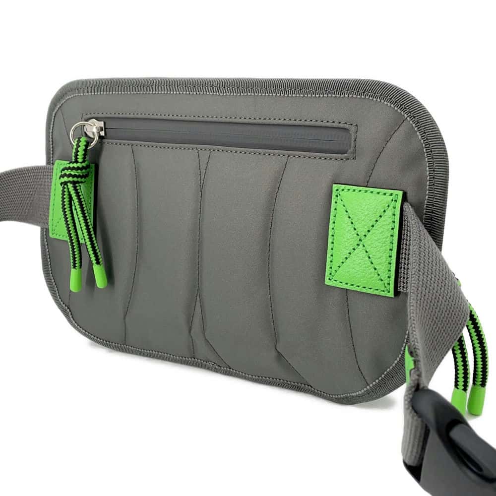 Gucci GGNylon Green752102 Rubber Red Gray Belt 3