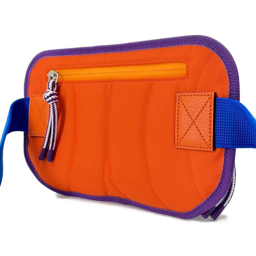 Gucci GGNylon Purple Orange752102 Rubber Blue Belt