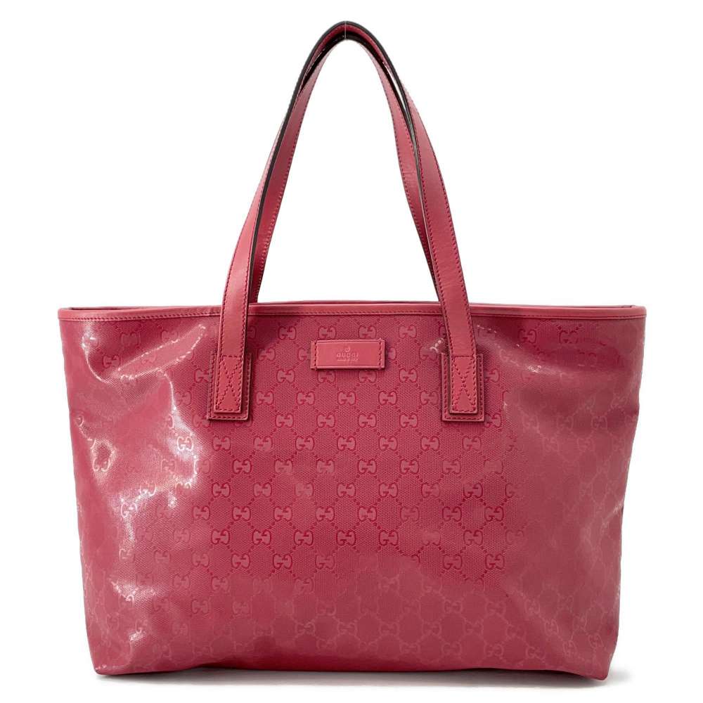 Gucci GG Imprime PVC Leather Tote Bag
