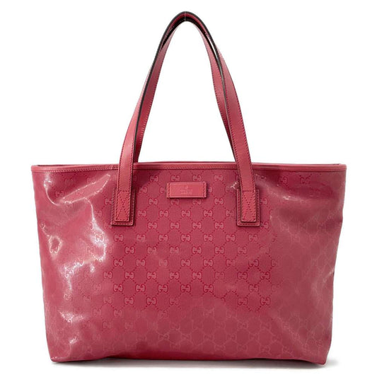 Gucci GG Imprime PVC Leather Tote Bag