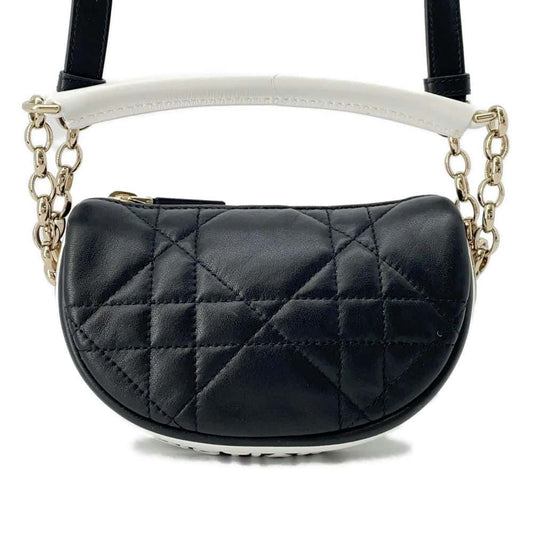 Dior Vibe Whites Onoa Lambskin Size Micro Handbag Black Travel Bag