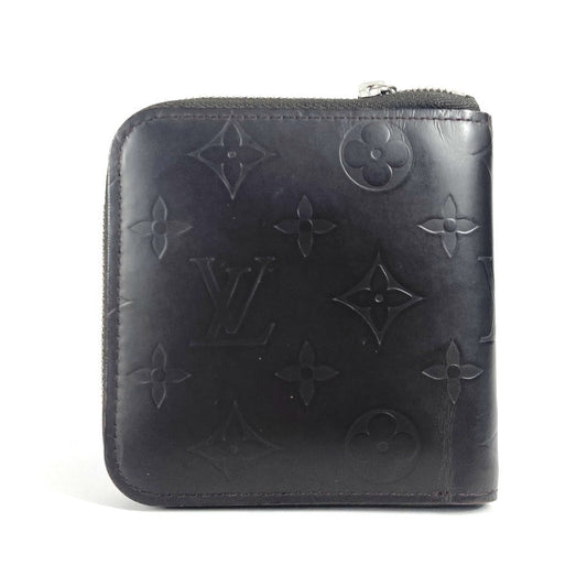 Louis Vuitton Folded M66510 grass Lace Port-Bie-Monnaie Monogram Leather Brown Wallet Case