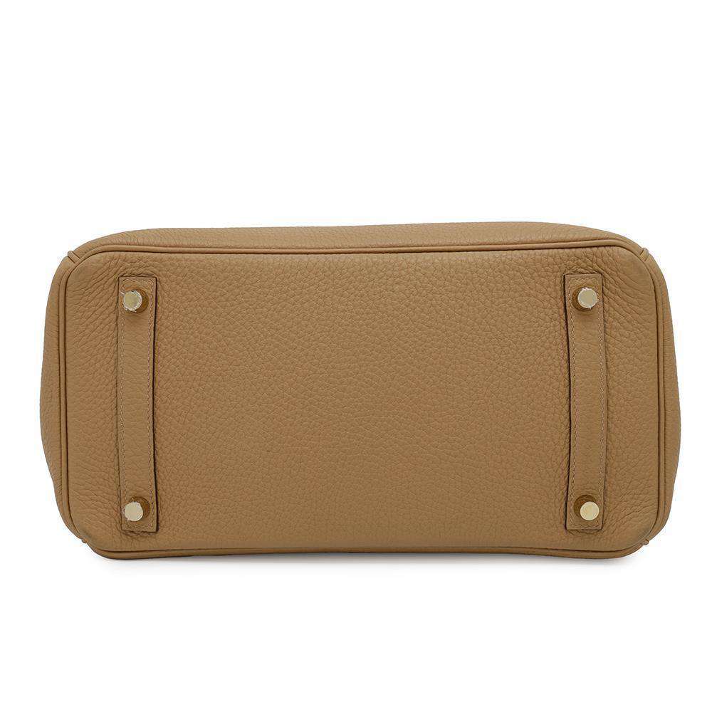 Birkin Biscuit Togo Size Handbag Leather Travel Bag