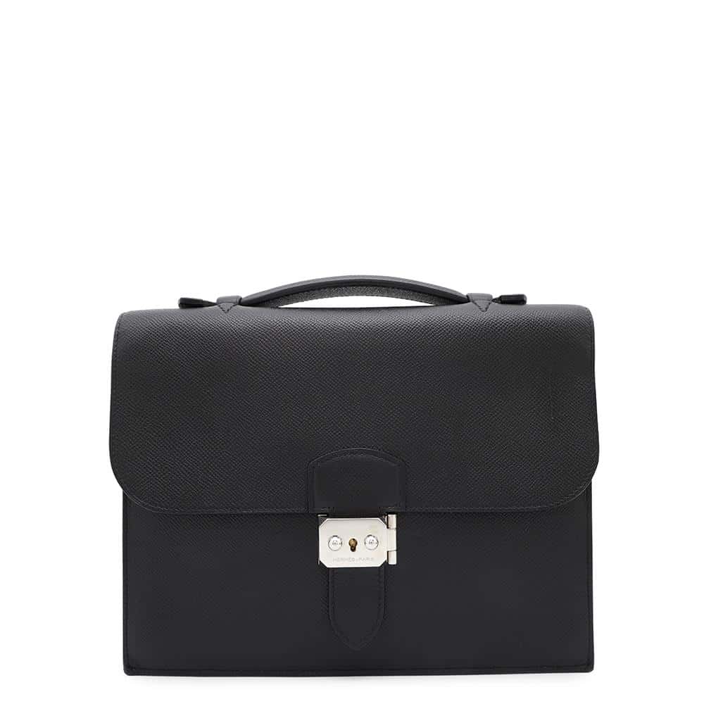 Sac Depeche Epsom Size Handbag Black Travel Bag