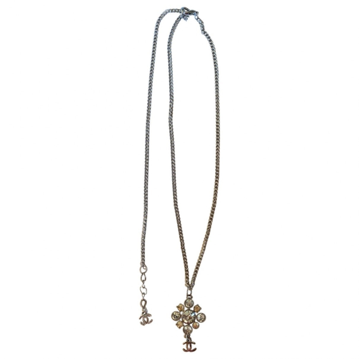Chanel silver silver necklaces Jewelry