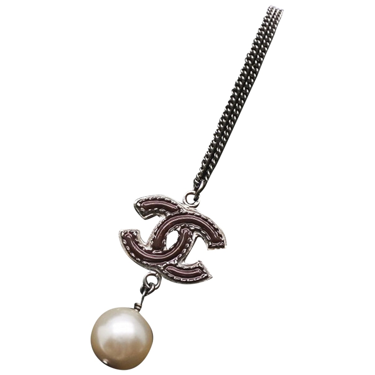 cc silver silver plated necklaces Jewelry Signature