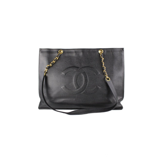 black leather handbag Modern