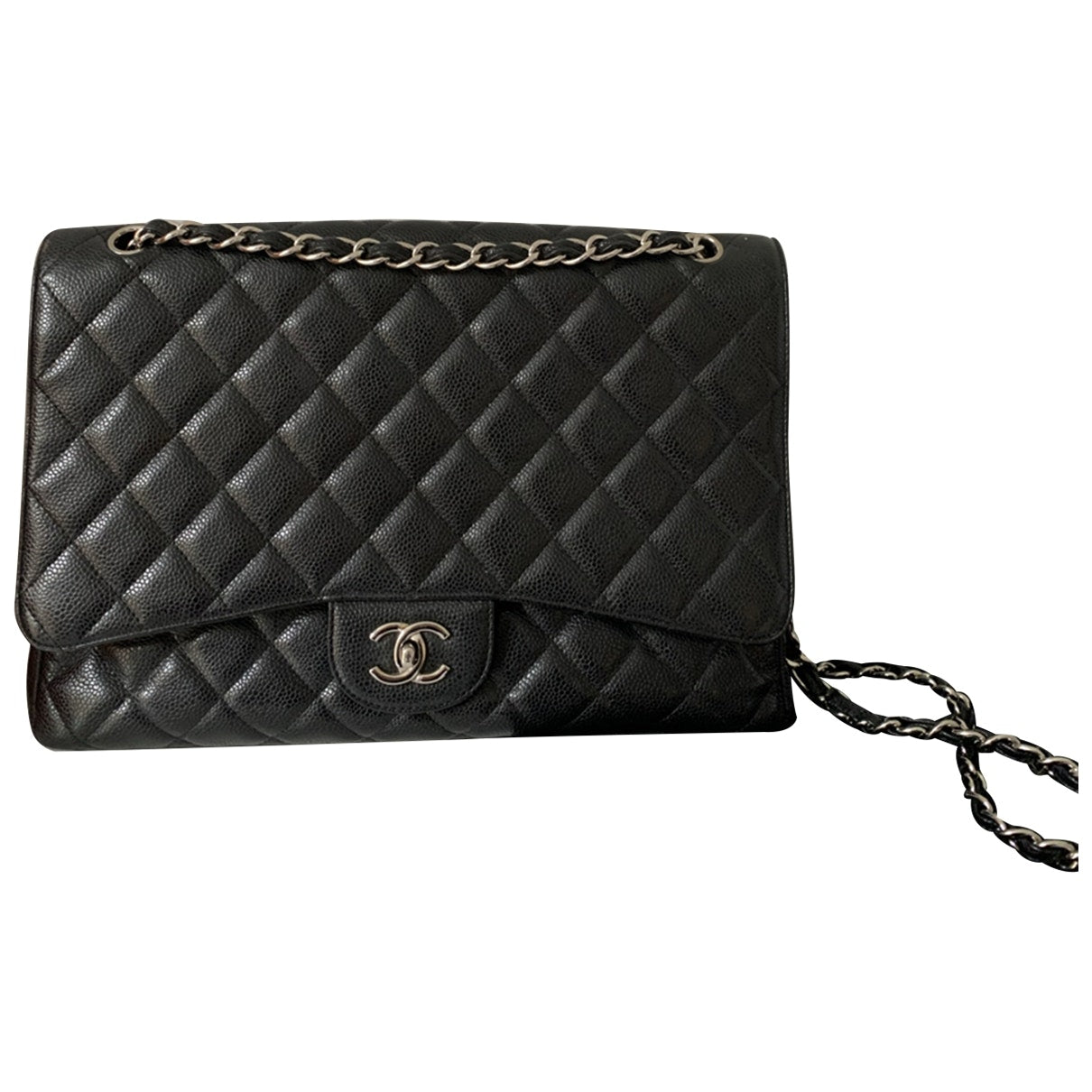 timeless/classique black leather handbag Evening