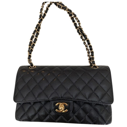 timeless/classique black leather handbag City