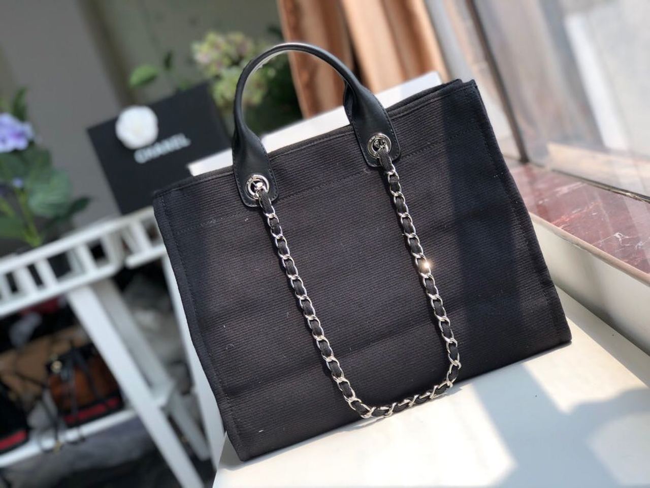 CHL Deauville , ’s , Canvas Black Shoulder Bag
