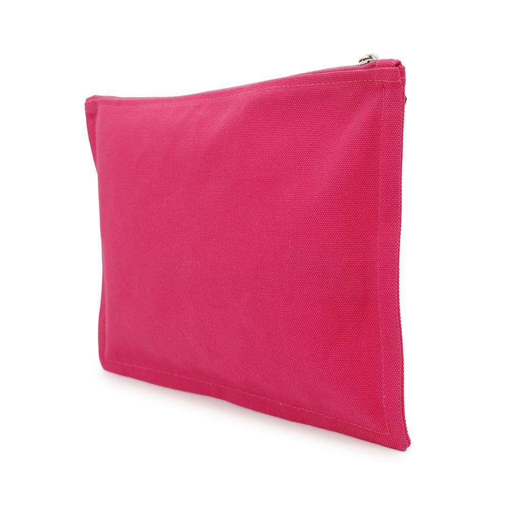 Flat Pouch Yachting Cotton Size Gm Handbag Pink Shoes