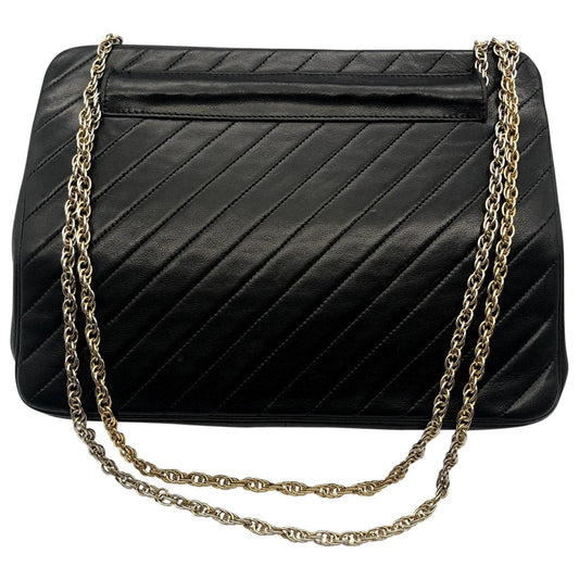 black leather handbag Evening