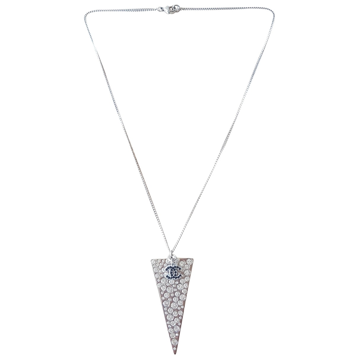 Chanel cc silver steel necklaces Jewelry