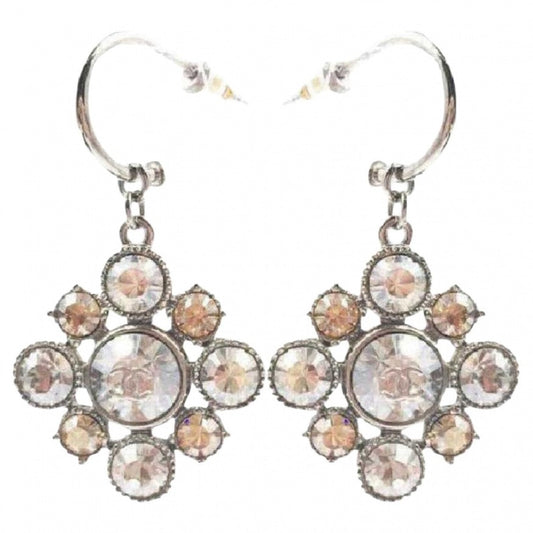 cc silver metal earrings Jewelry Refined