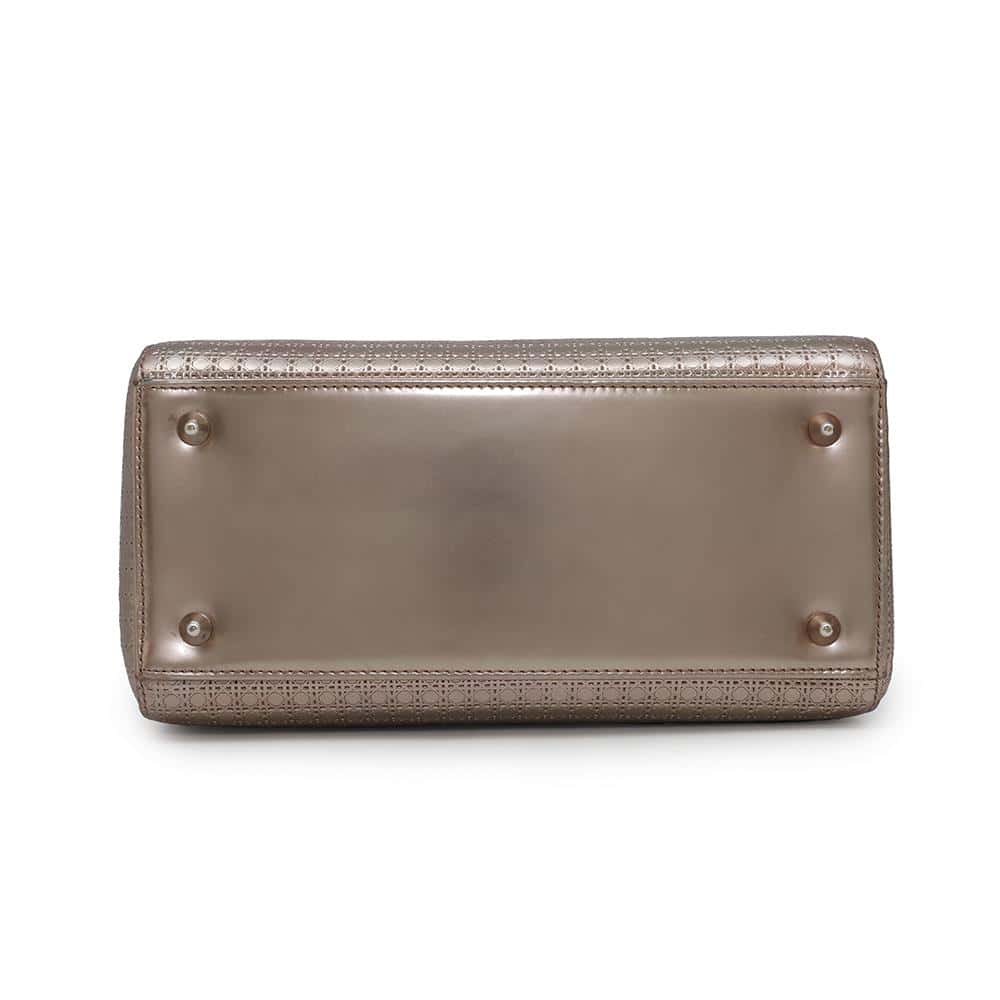 Dior Lady Waybag Metalicpinkm Pskc Size Leather Travel Bag