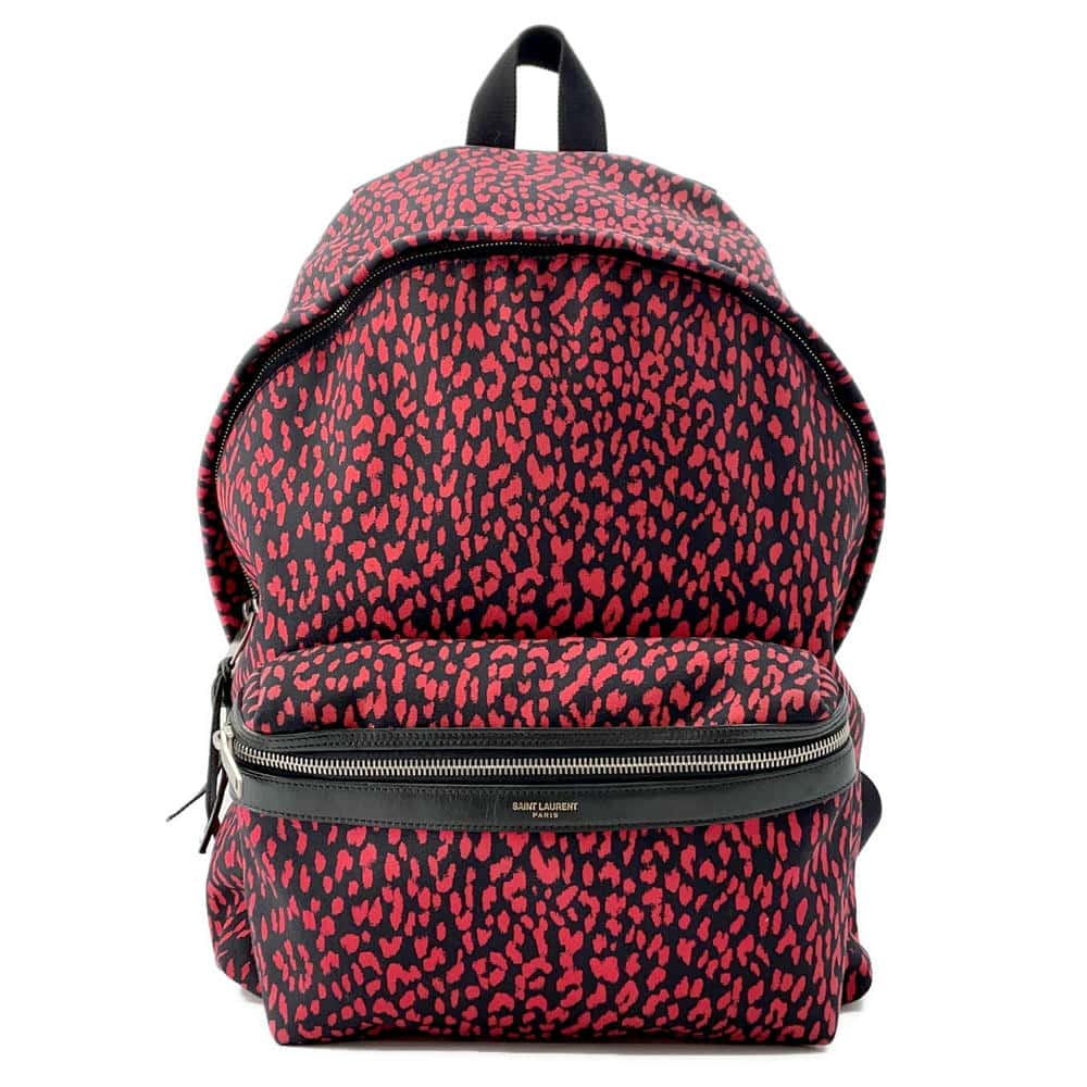 Saint Paris Classic Hunter Baby Cat Backpack Leather Canvas