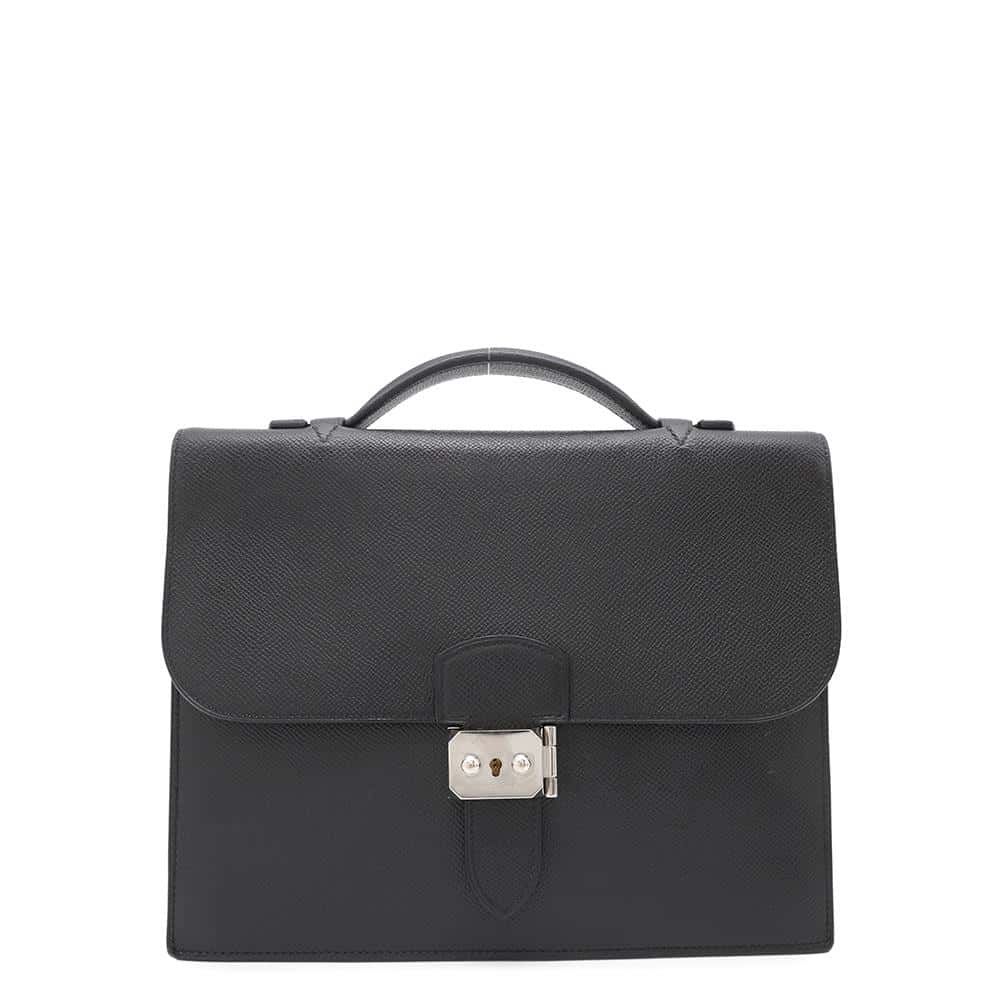 Sac A Depeches Epsom Size Handbag Black Travel Bag