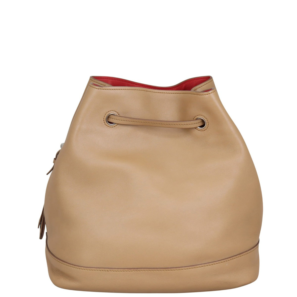 Prada City Calf Bag Leather Bucket Bucket Bag