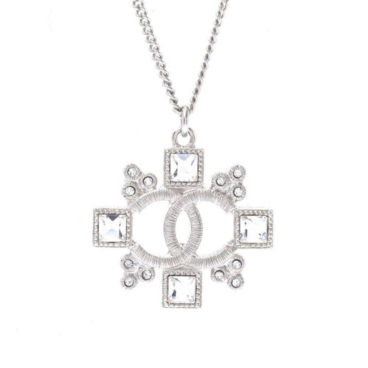 cc silver metal necklaces Jewelry Signature