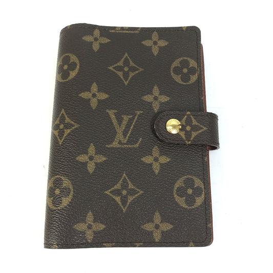 Louis Vuitton Notebook cover R20005 Agenda PM Monogram Canvas Brown Handbag 10