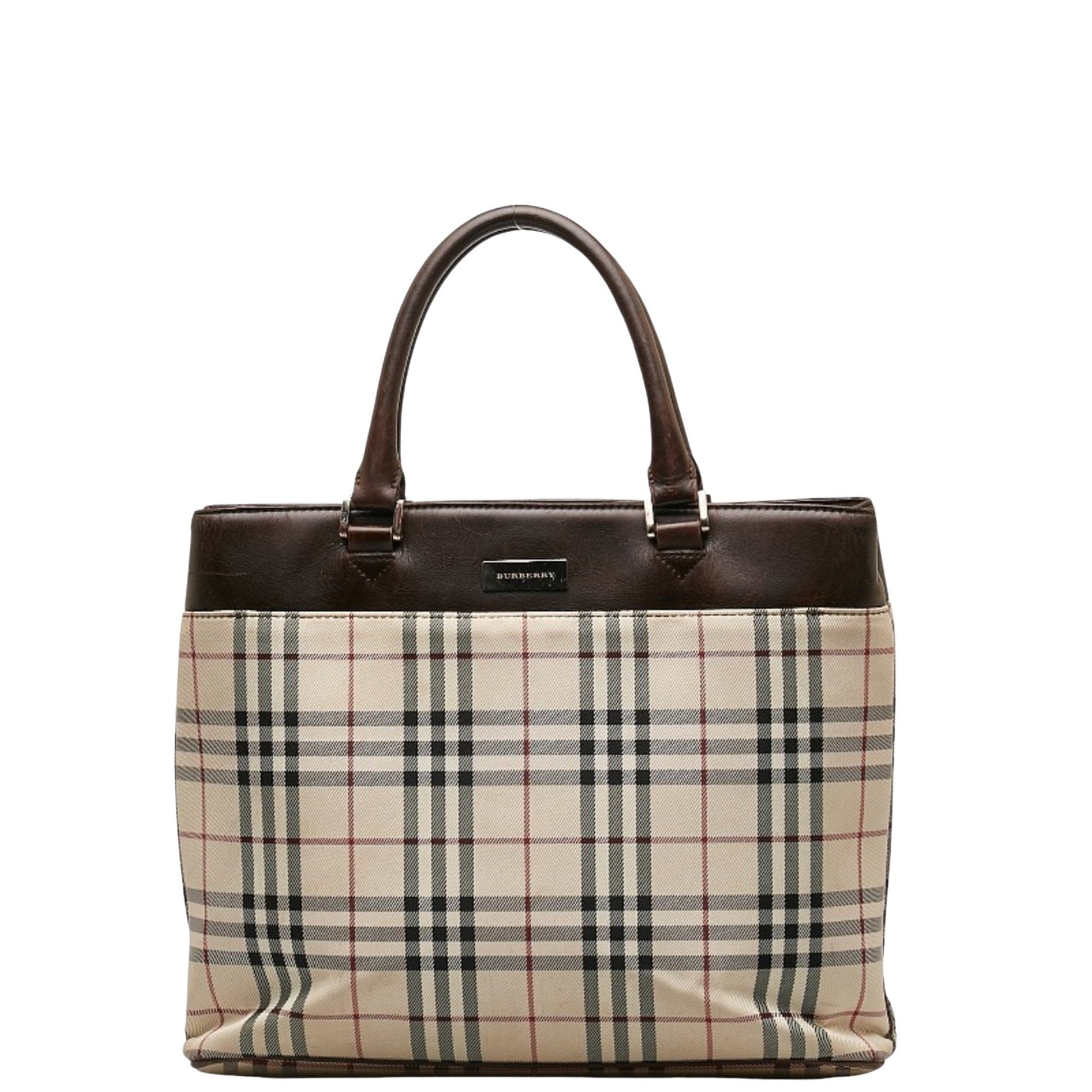 Burberry Luxury Nova Check Tote Tote Bag Check Tote 116