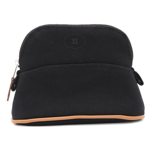 Bolide Pouch Cotton Size Handbag Leather Black Travel Bag