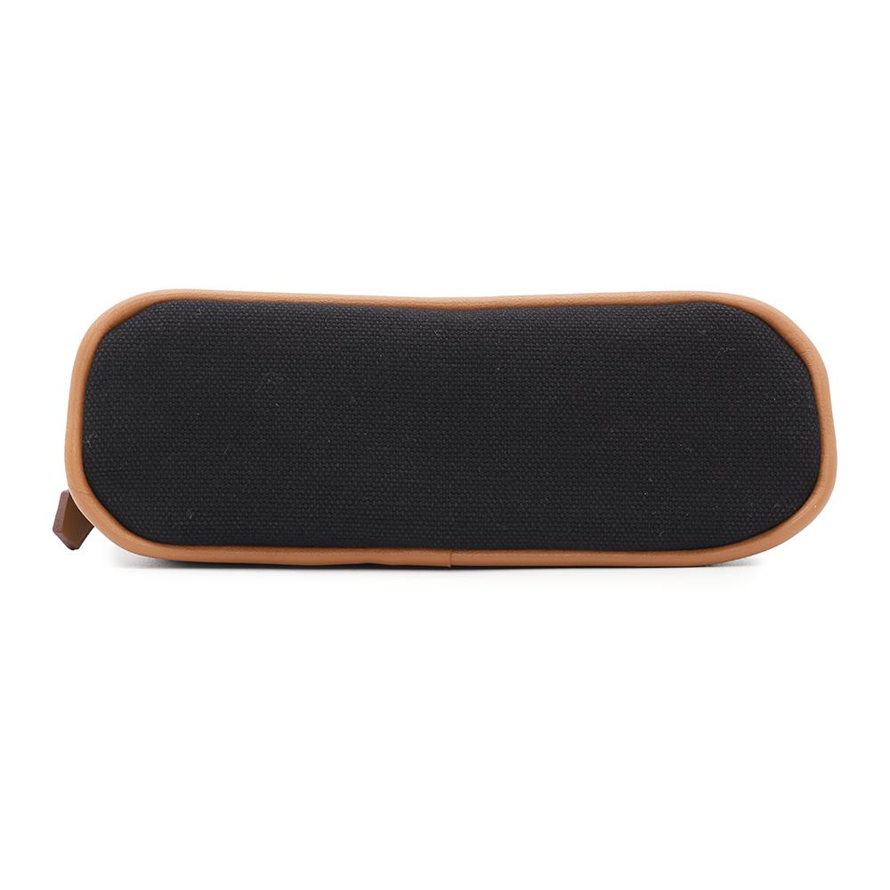 Bolide Pouch Cotton Size Handbag Leather Black Travel Bag