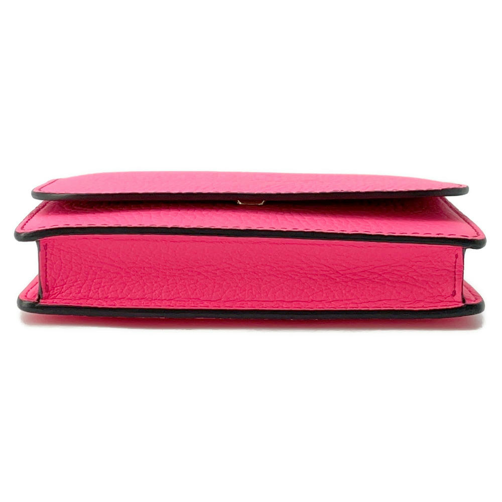 Burberry Chainshoulder Bag Leather Pink