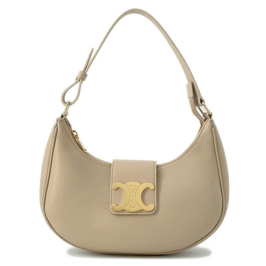 Ava One Shoulder Bag Dgq Size Leather Beige