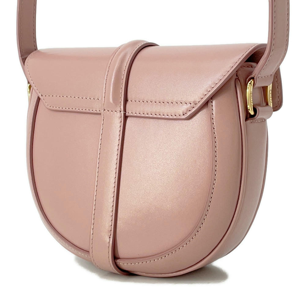 Busas Shoulder Bag Size Leather Pink