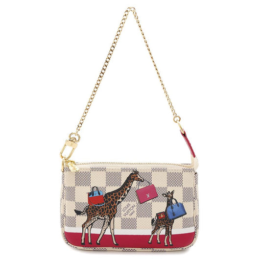 Louis Vuitton Pochette Accessoires BeigeN62200 Azur Damier Clutch Bag