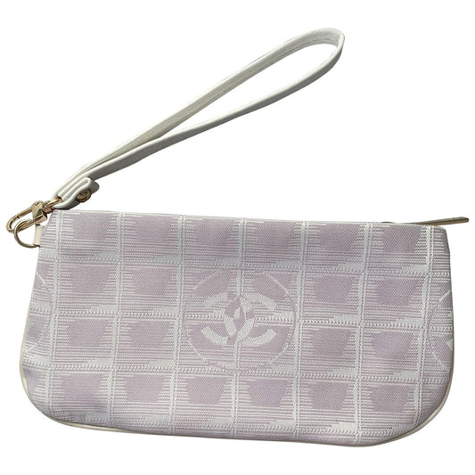 Chanel cloth clutch bag
