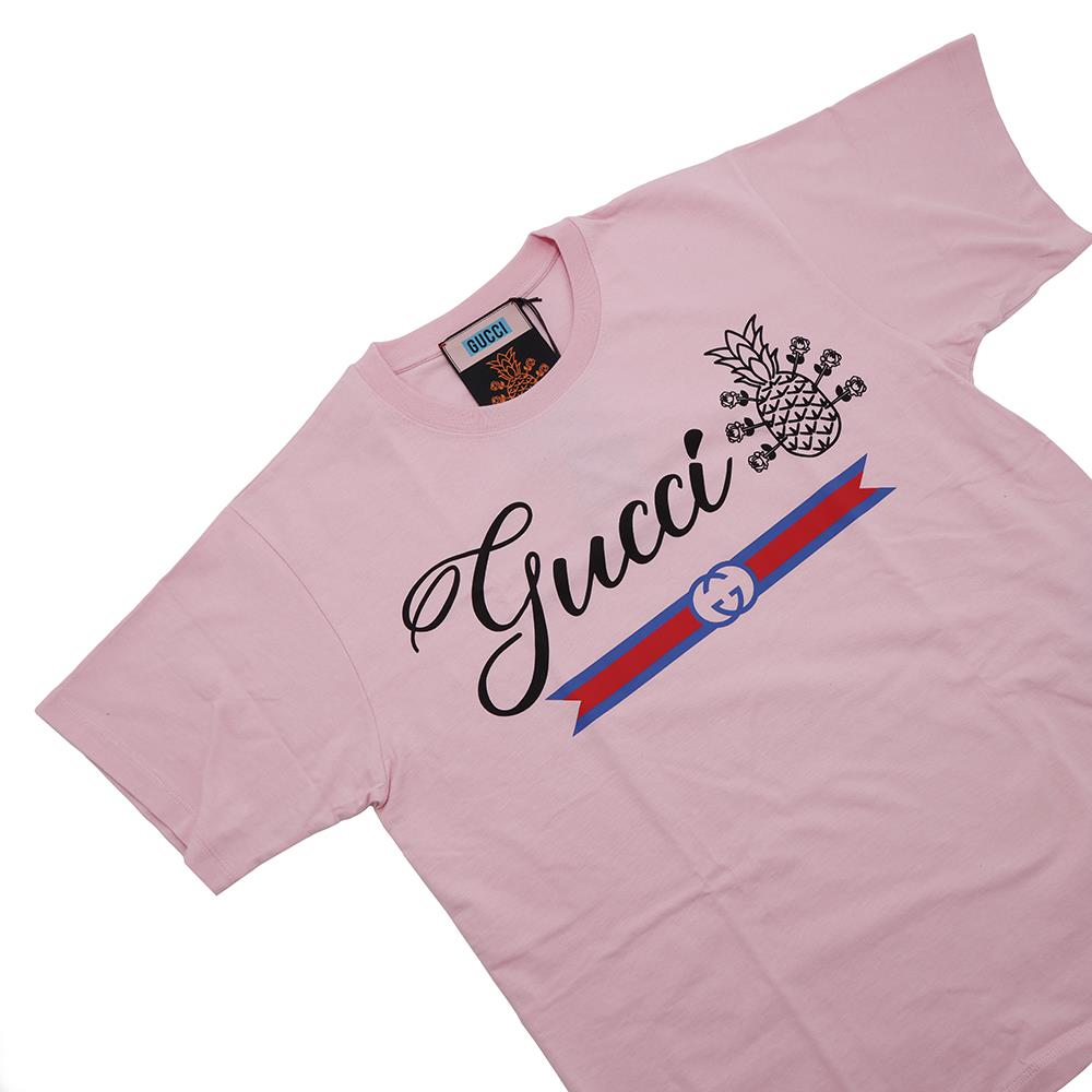 Gucci TShirt Size XS Multicolor616036 XJD21 Black Pink Apparel