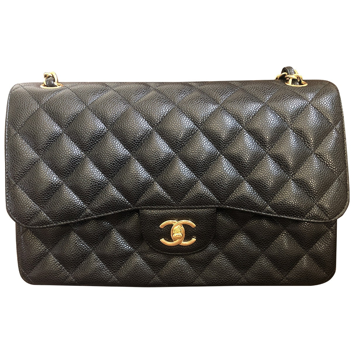timeless/classique black leather handbag Iconic