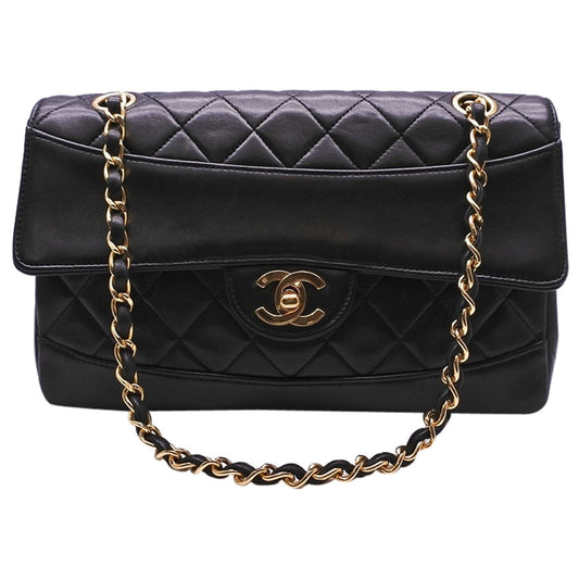diana black leather handbag Refined